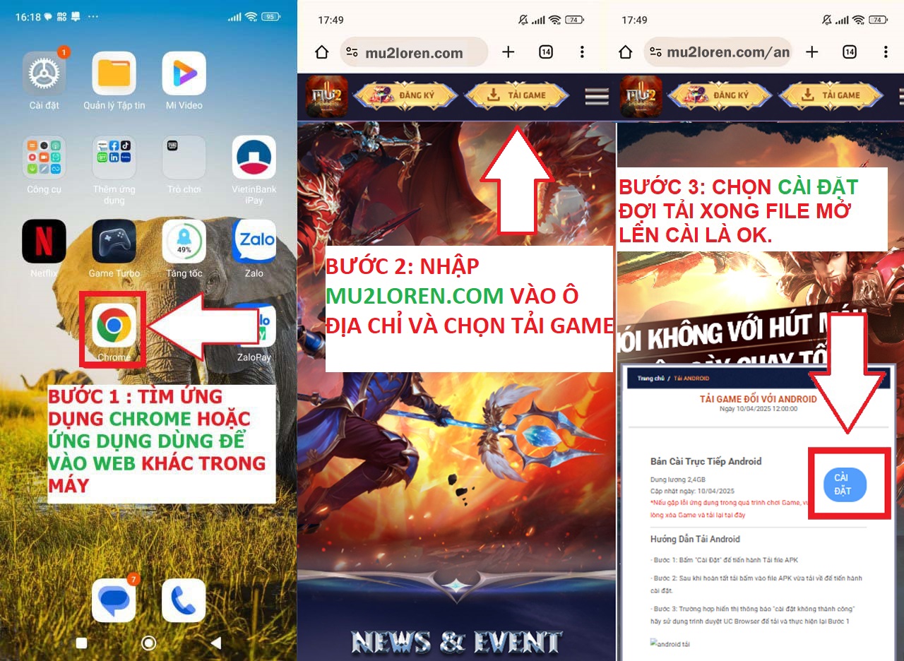 android tải